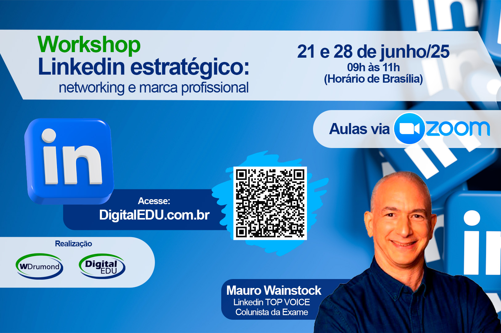 Workshop Linkedin estratégico: networking e marca profissional